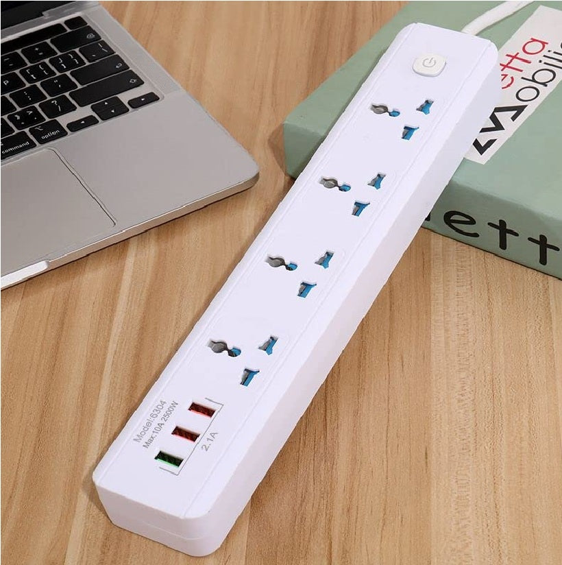 Universal 4-Socket Power Extension Board Adapter