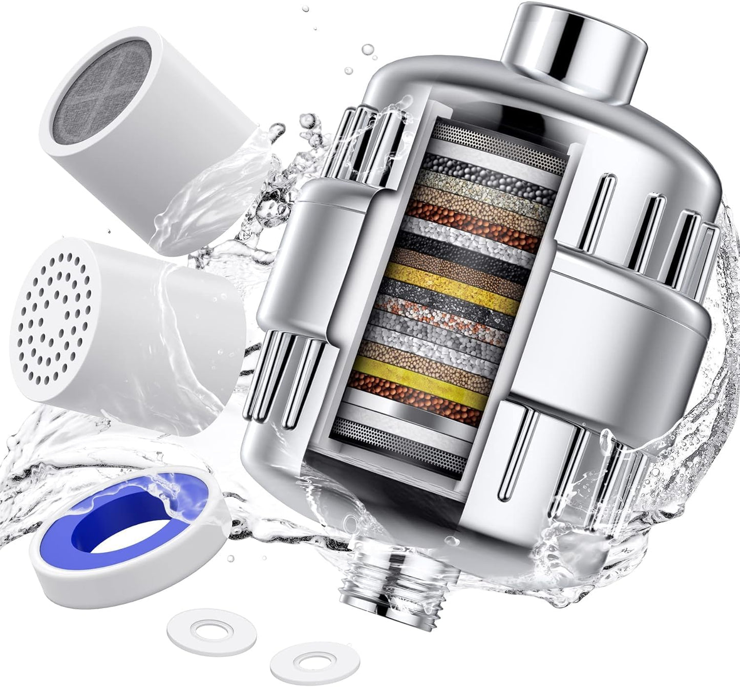 Premium 15-Stage Shower Filter