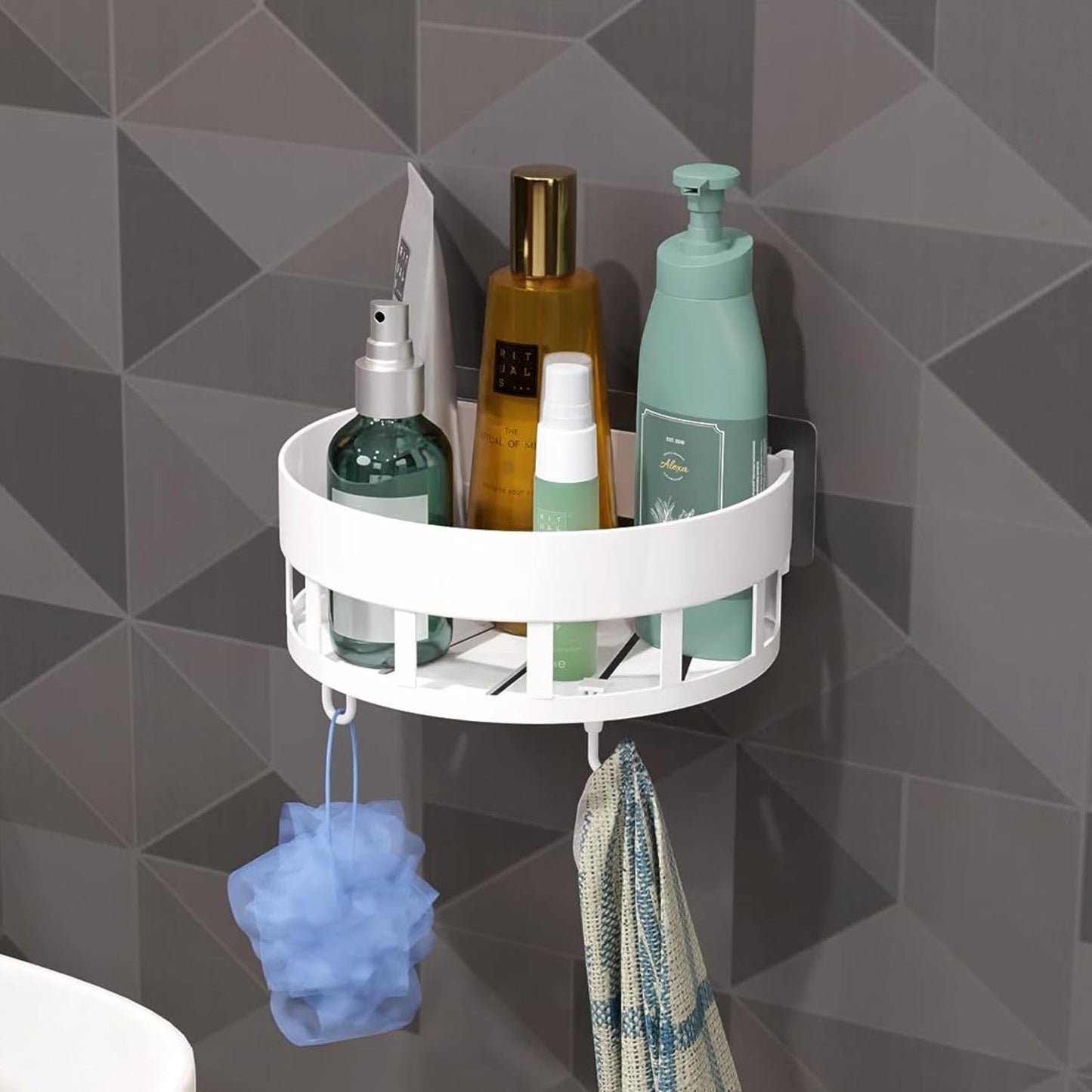 Durable ABS Plastic Shower Shelf