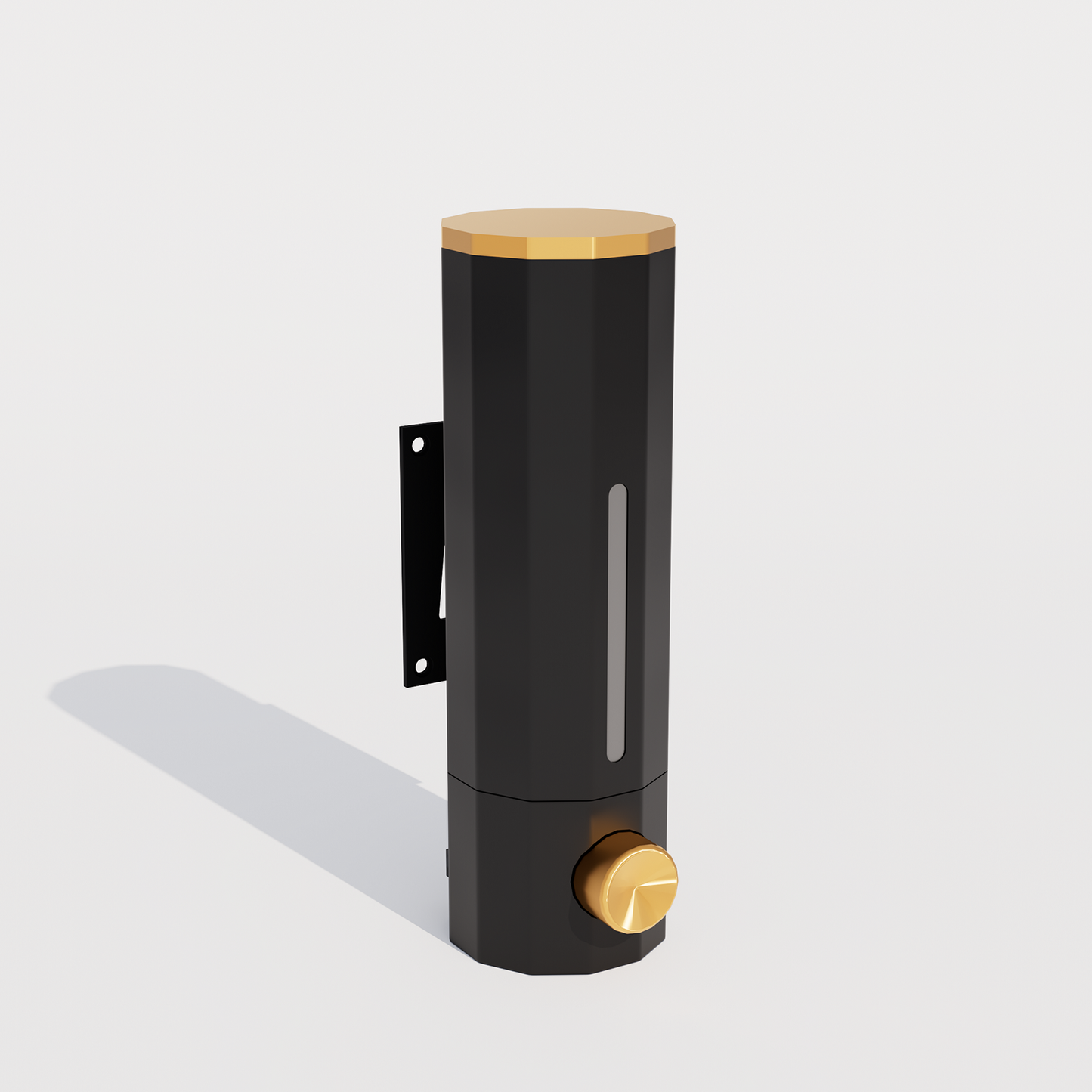 Round Button Liquid Soap Dispenser For Wall-Mounted Design