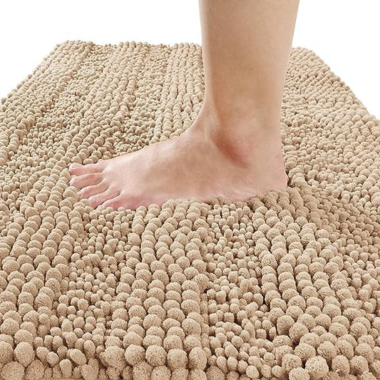 Non-Slip Chenille Microfiber Bath Mat