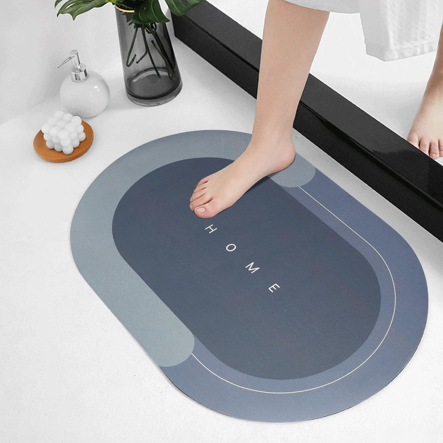 Anti-Skid Bathroom Door Mat – Non-Slip, Absorbent
