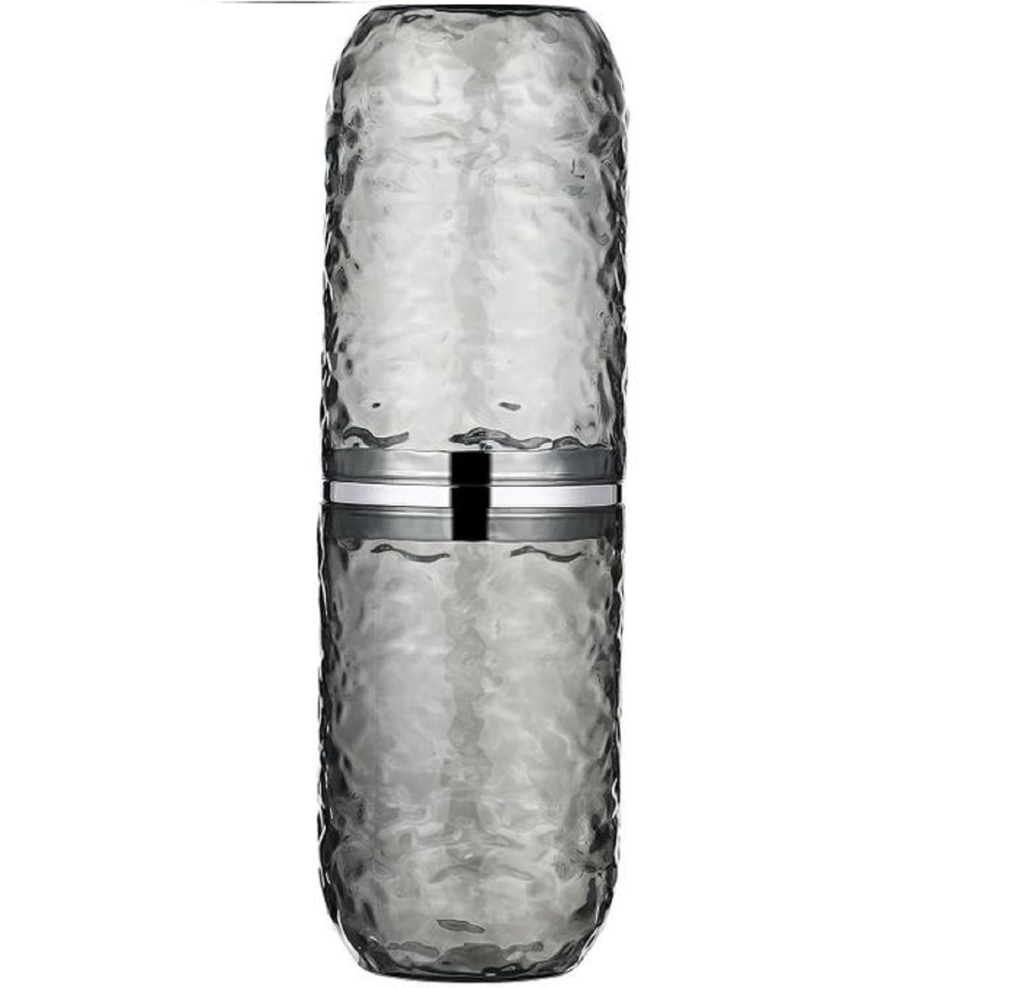 Transparent Toothbrush Holder With Cup Portable Container for Travel