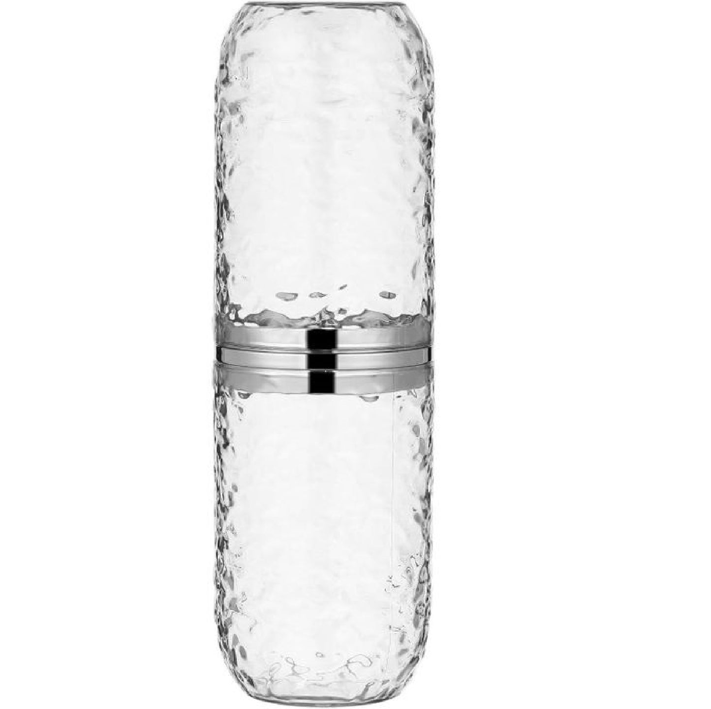Transparent Toothbrush Holder With Cup Portable Container for Travel