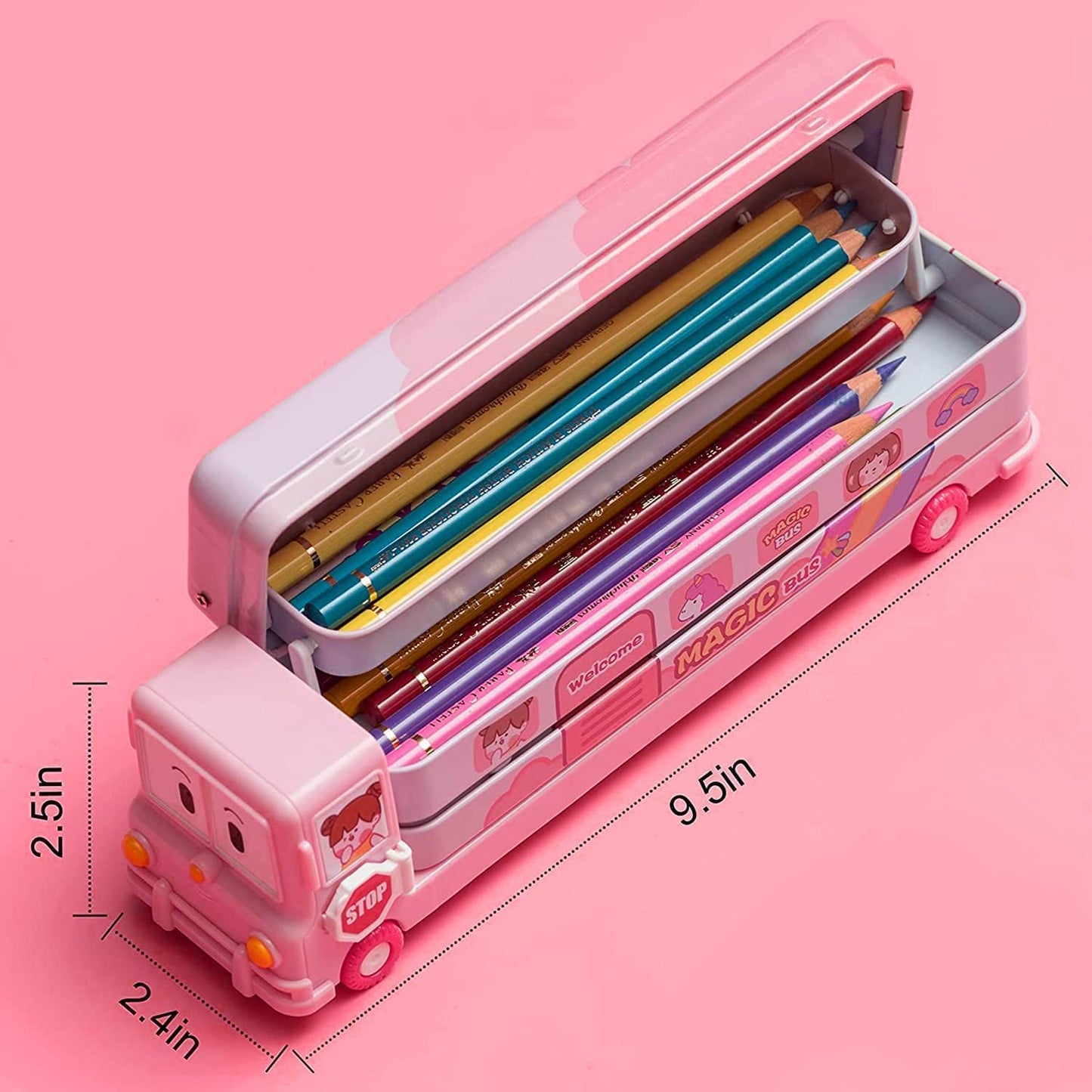 Bus Shape Pencil Box