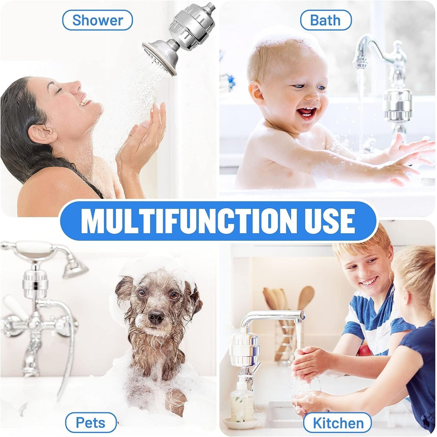 Premium 15-Stage Shower Filter