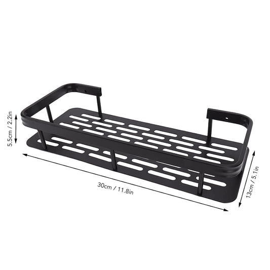 Wall-Mounted Aluminum Bathroom Shelf