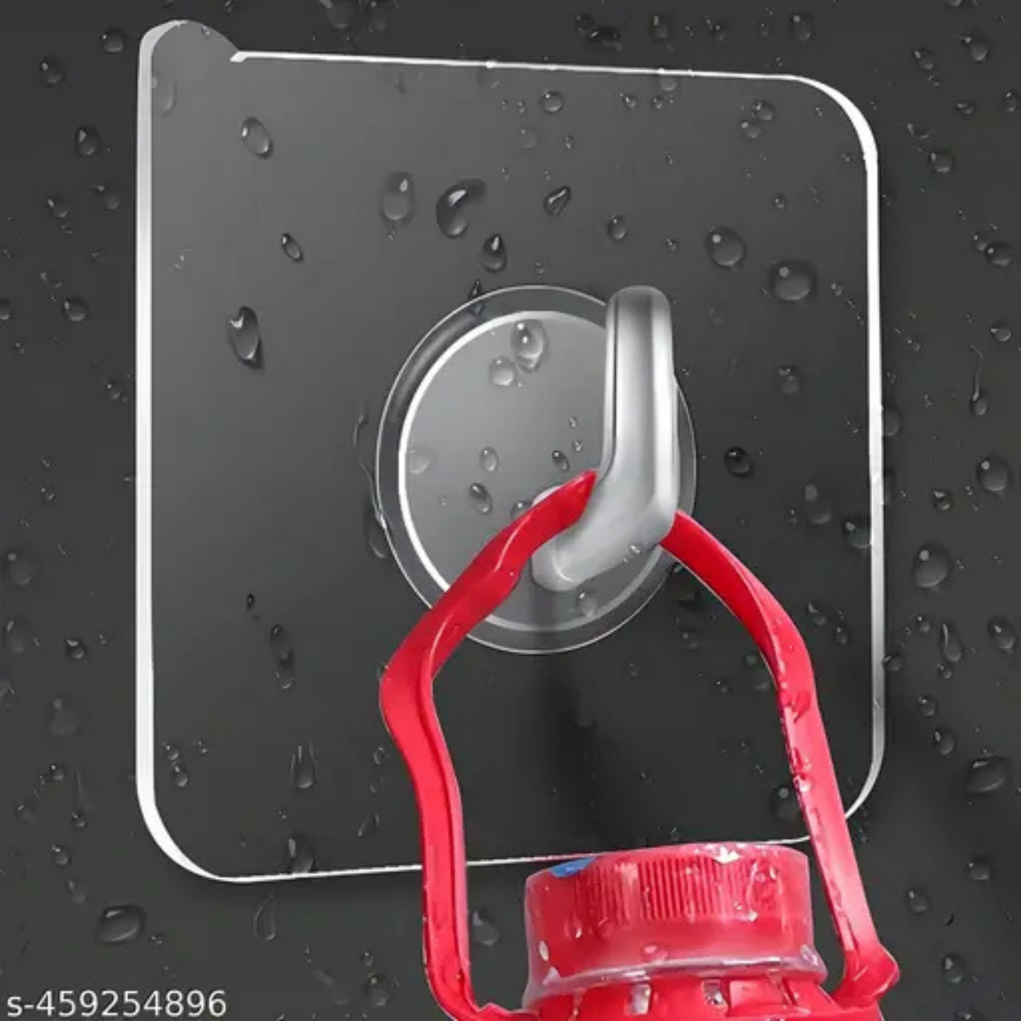 Transparent Seamless Self-Adhesive Hooks (Pack of 10)