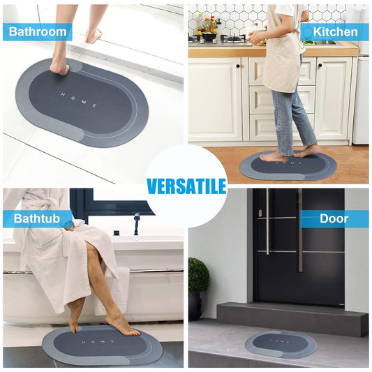 Anti-Skid Bathroom Door Mat – Non-Slip, Absorbent
