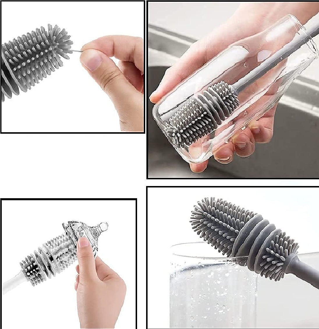 Soft Bristle Bottle Cleaning Brush