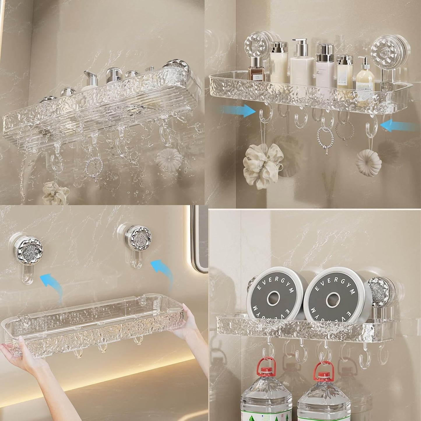 Texturre Bathroom Shelf For Space-Saving & Stylish