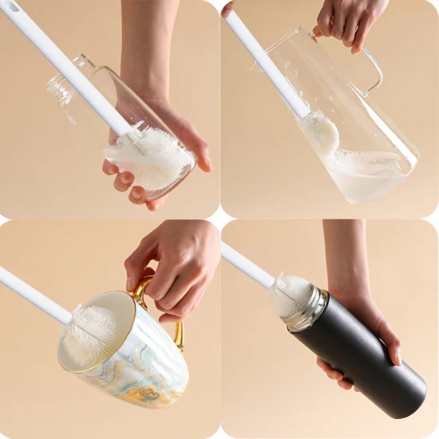 Soft Bristle Bottle Cleaning Brush