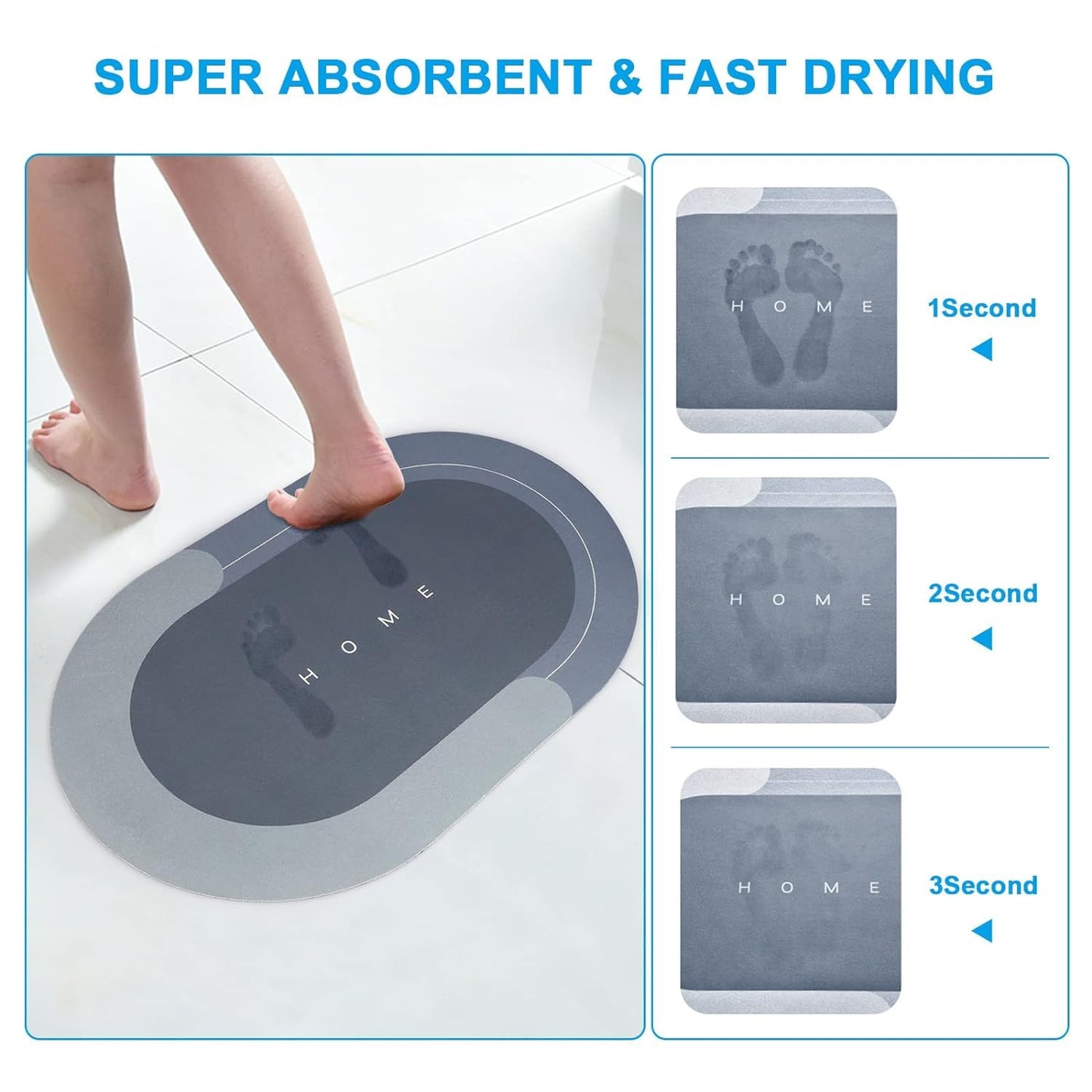 Anti-Skid Bathroom Door Mat – Non-Slip, Absorbent