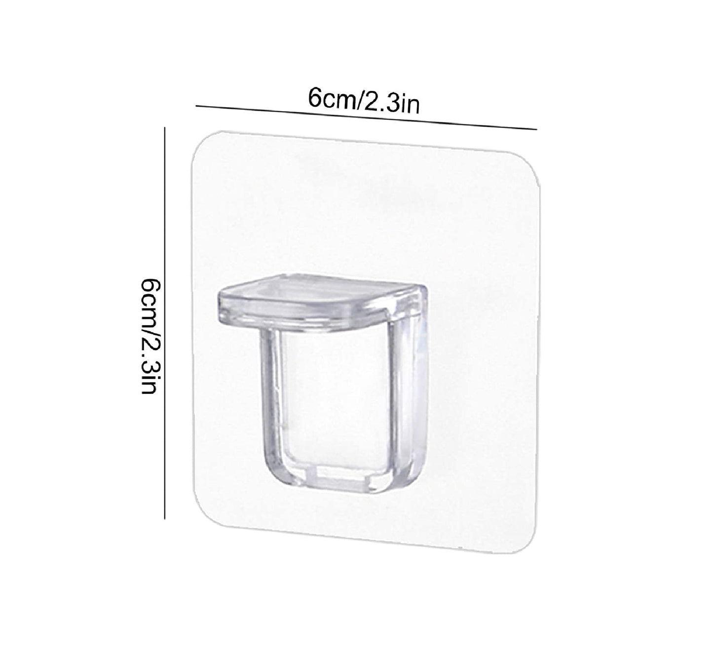 Adhesive Shelf Brackets for Stable Support (Pack of 10)