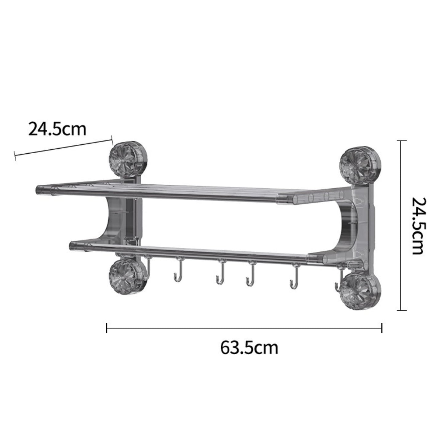 Towel Holder in Bathroom for Wall