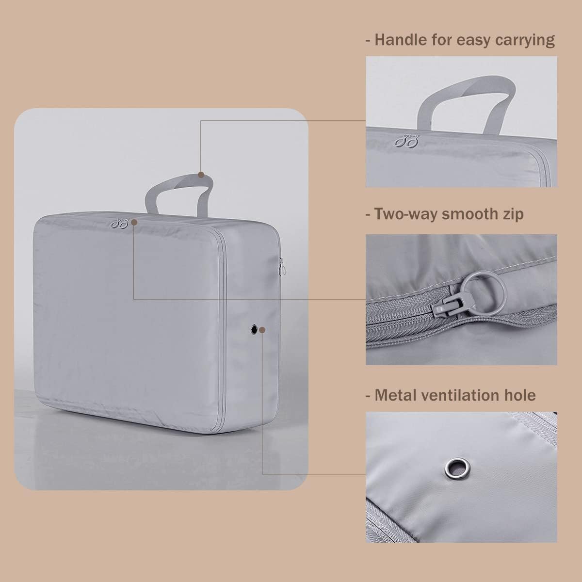 Compression Luggage Organizer Bag with More Storage Capacity