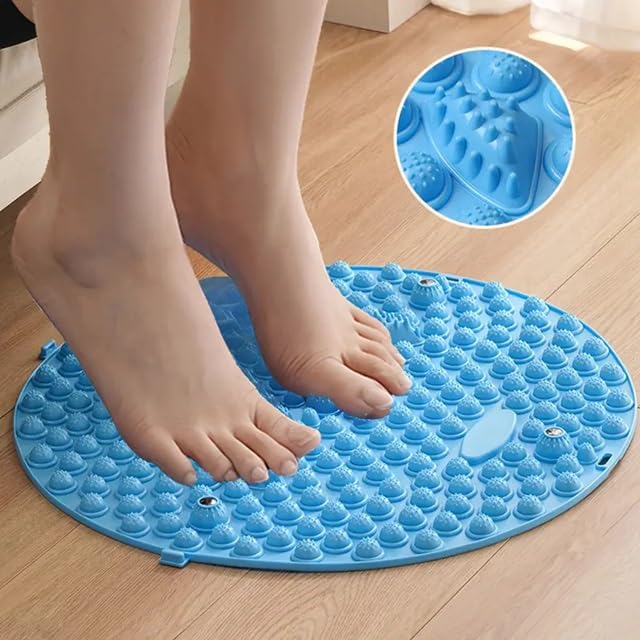 Plastic Foot Massager Mat for Blood Circulation (Size-40 cm)