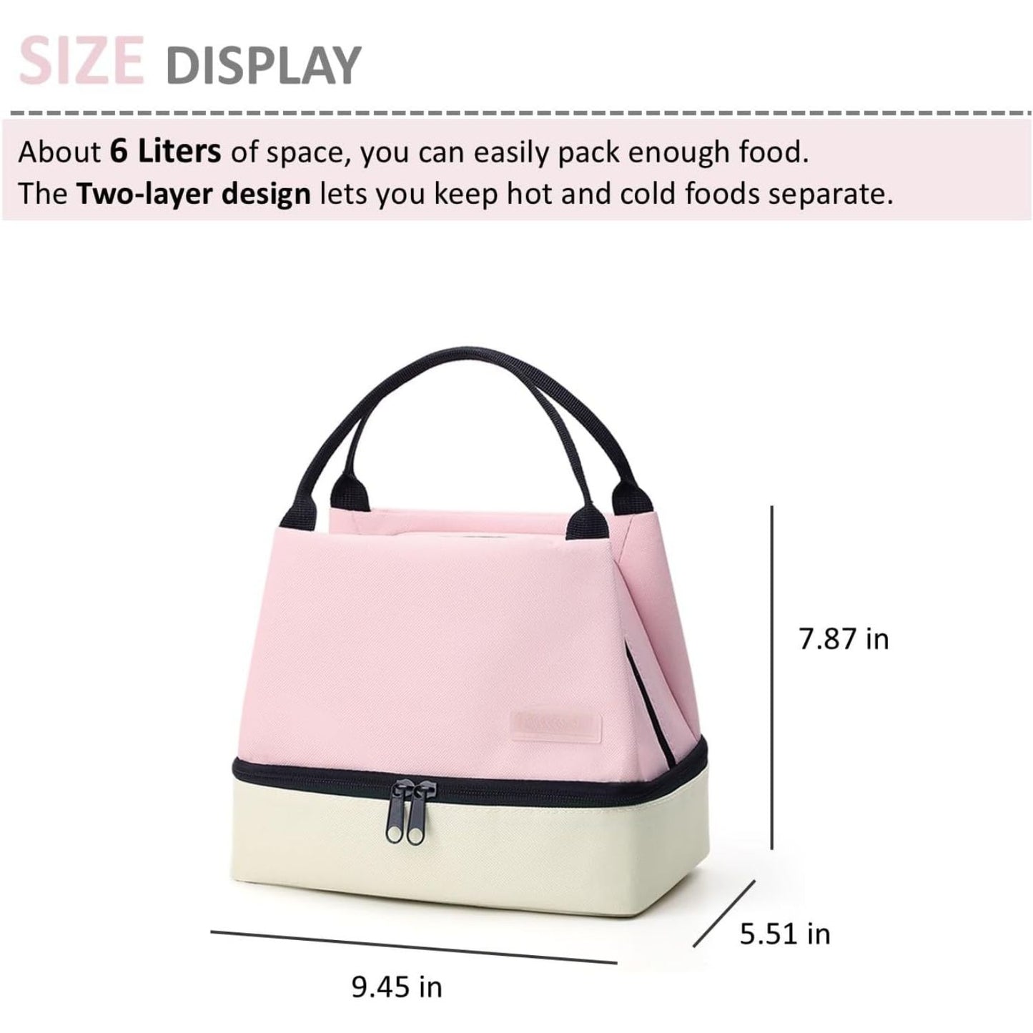 Large Insulated Lunch Bag – Dual-Layer