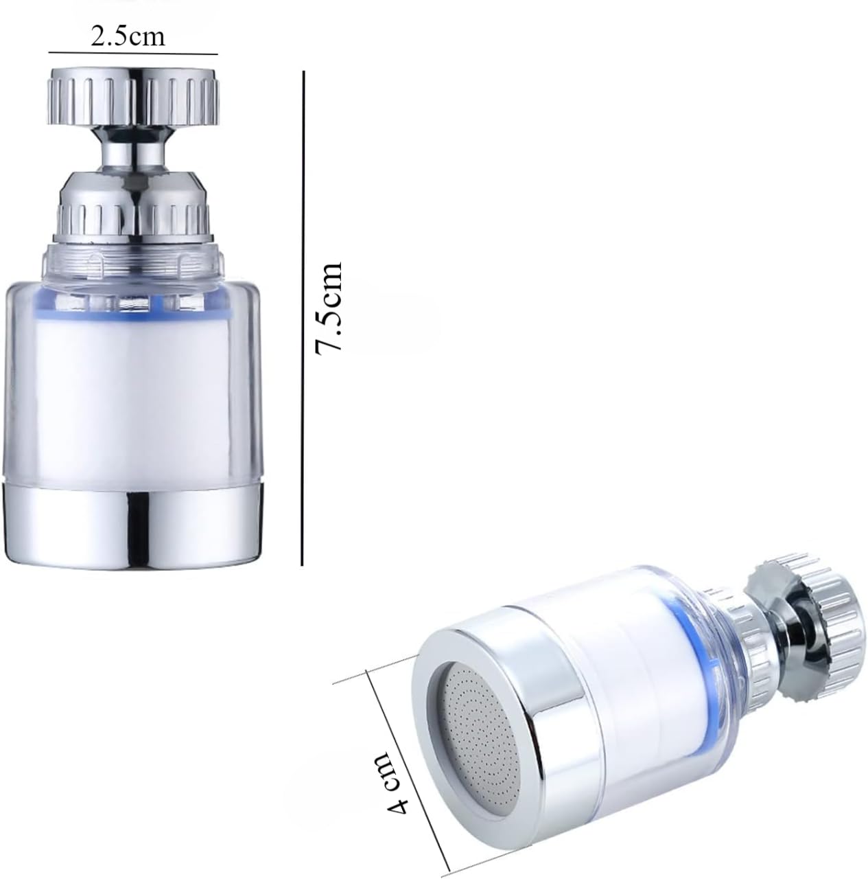 360-Degree Rotating Water Faucet Filter(Pack of 2)