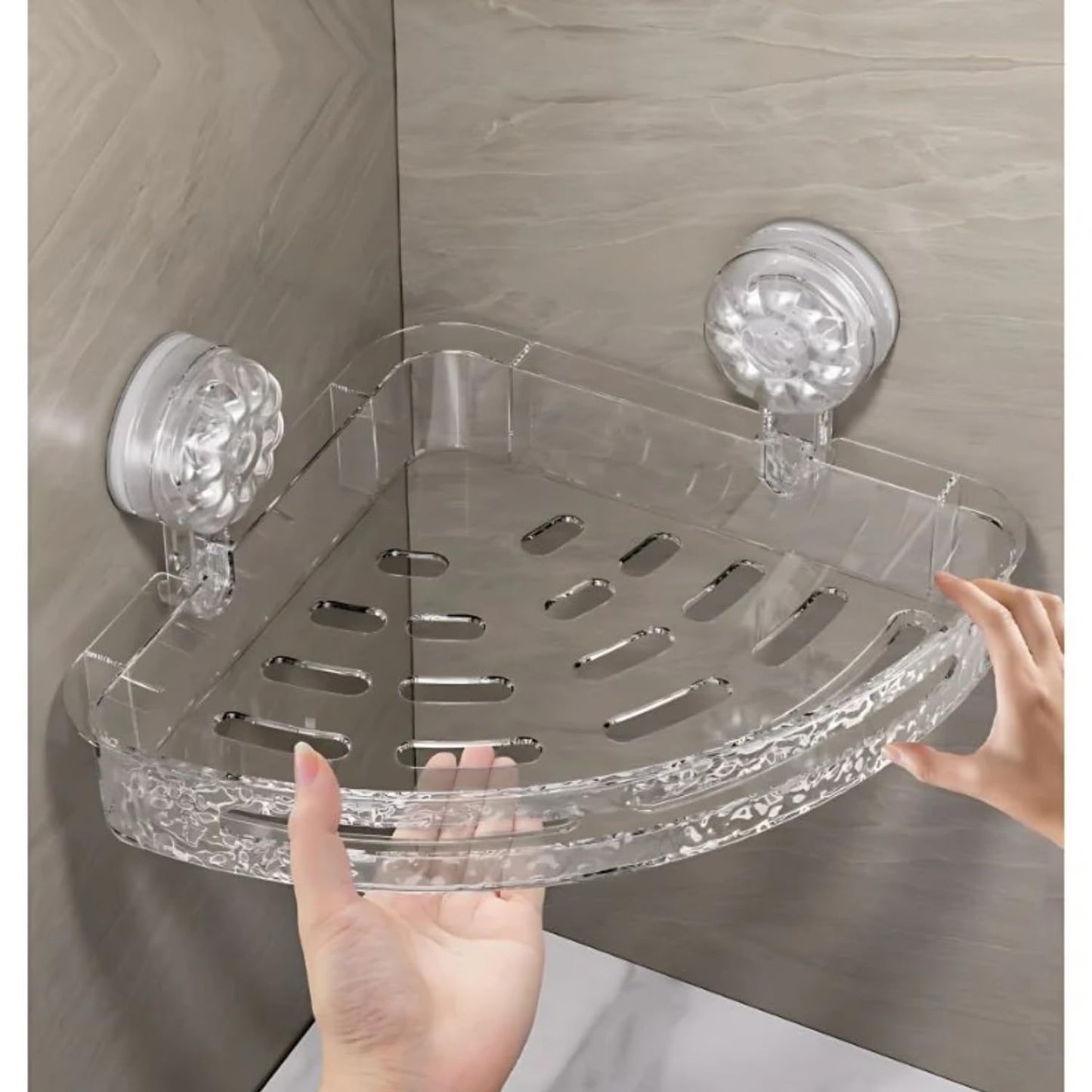 Texture Wall-Mounted Corner Rack