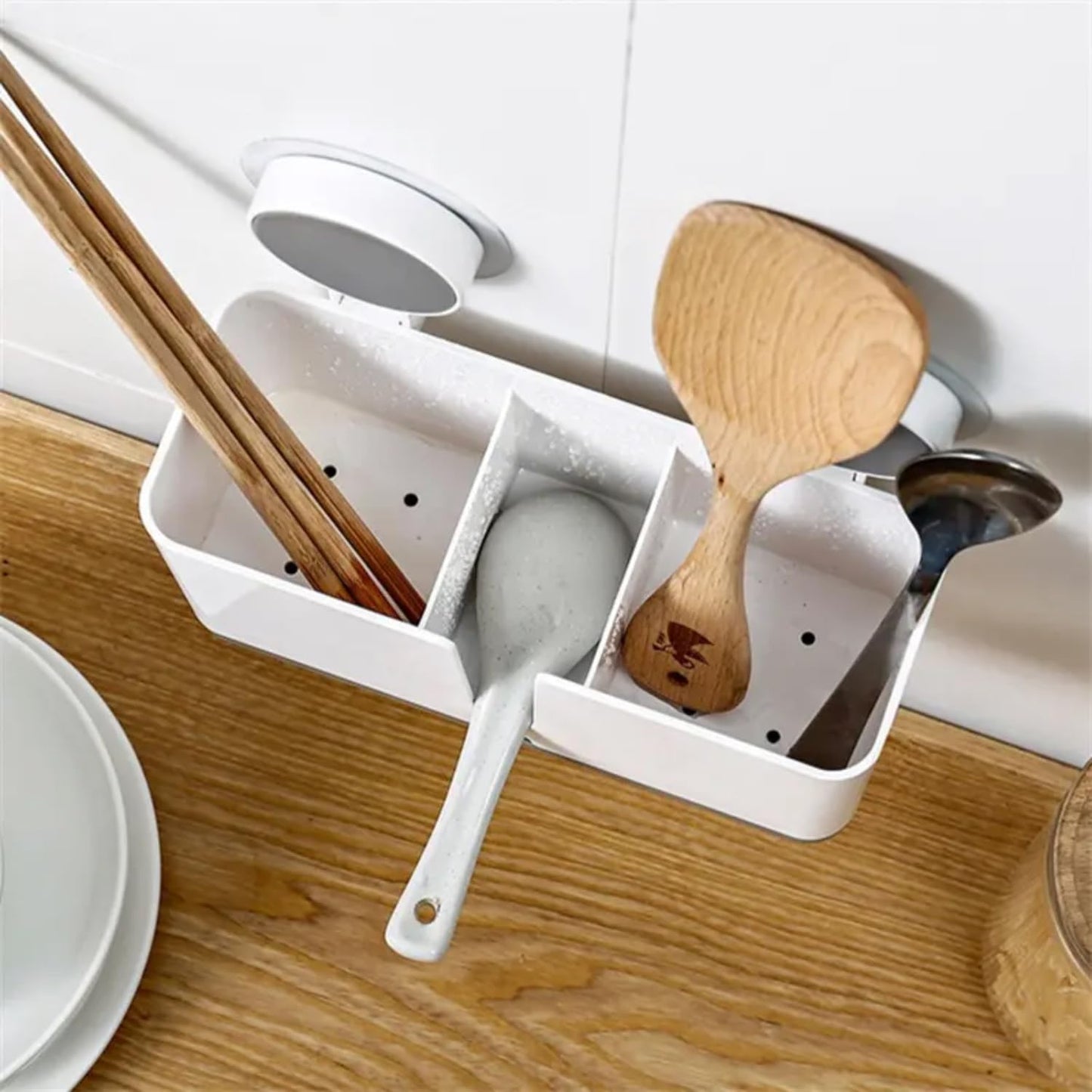 ABS Plastic Wall Mounted Toothbrush Holder