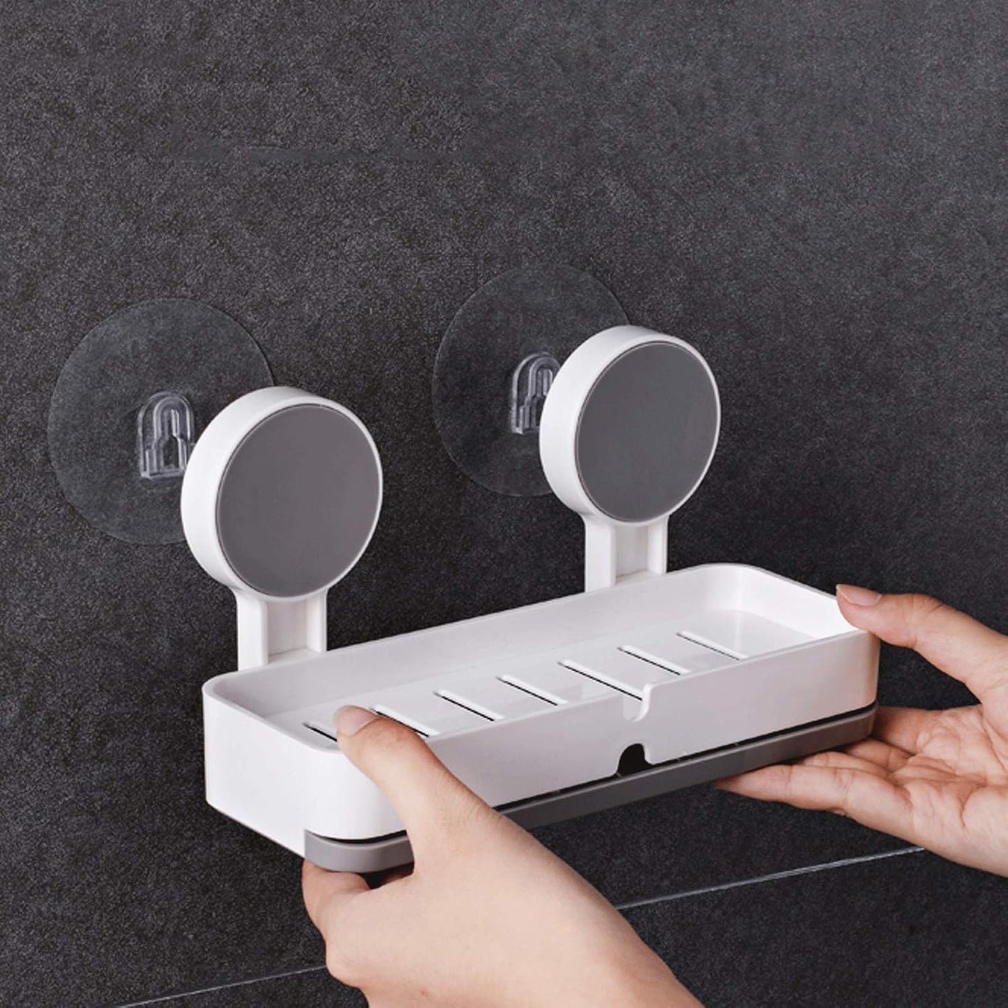 Multi functional Toothbrush Holder & Soap Dish