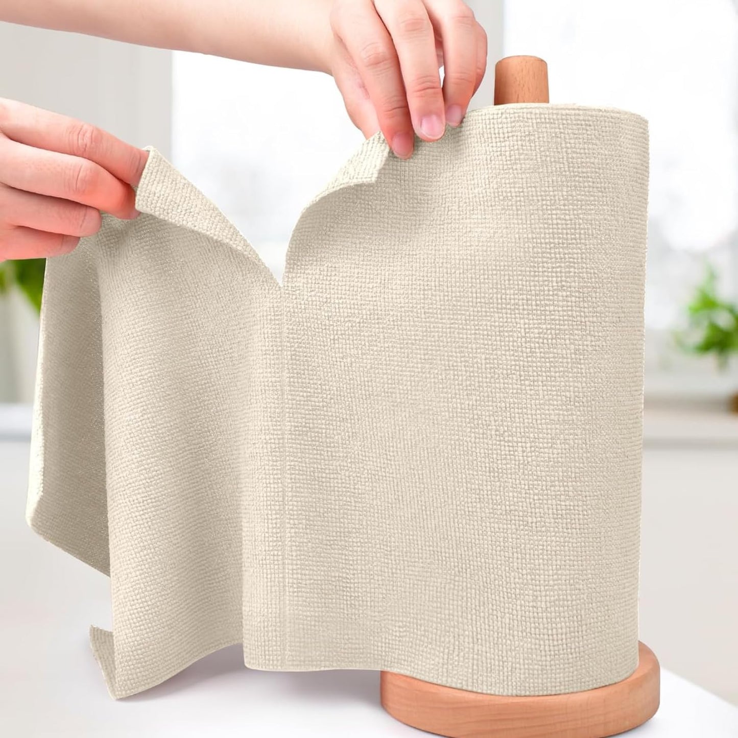 Kitchen Microfiber Cleaning Cloth Roll-Pack of 2