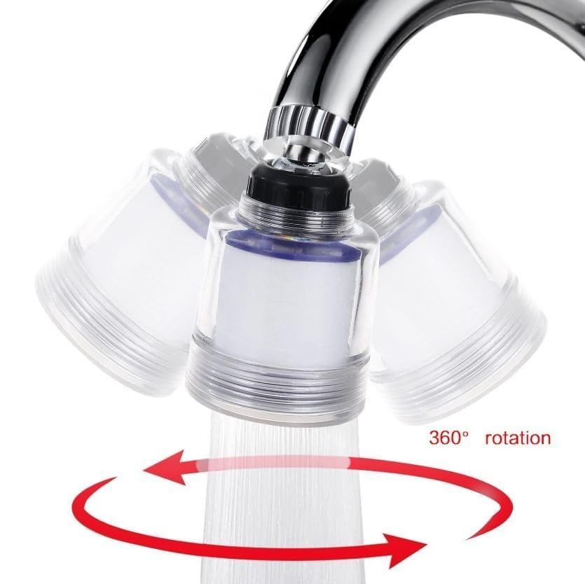 360-Degree Rotating Water Faucet Filter(Pack of 2)