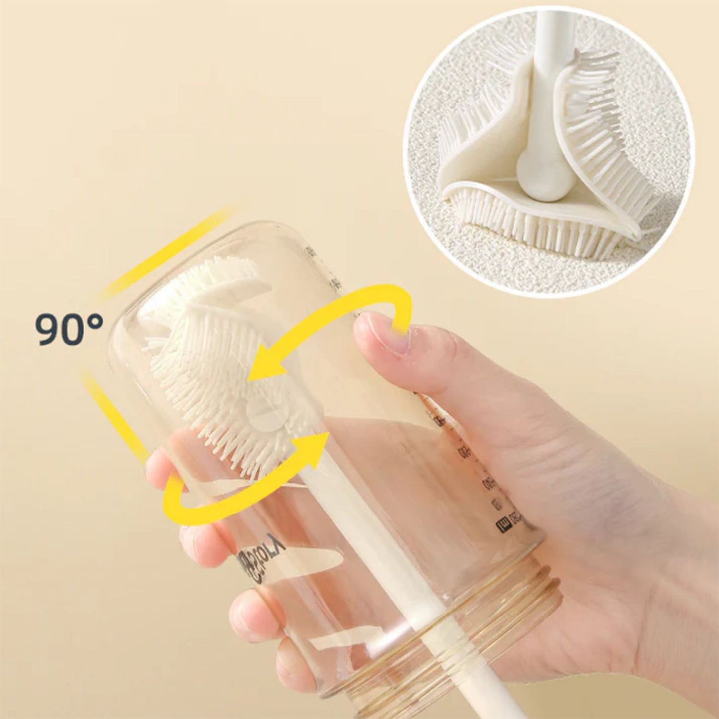Soft Bristle Bottle Cleaning Brush