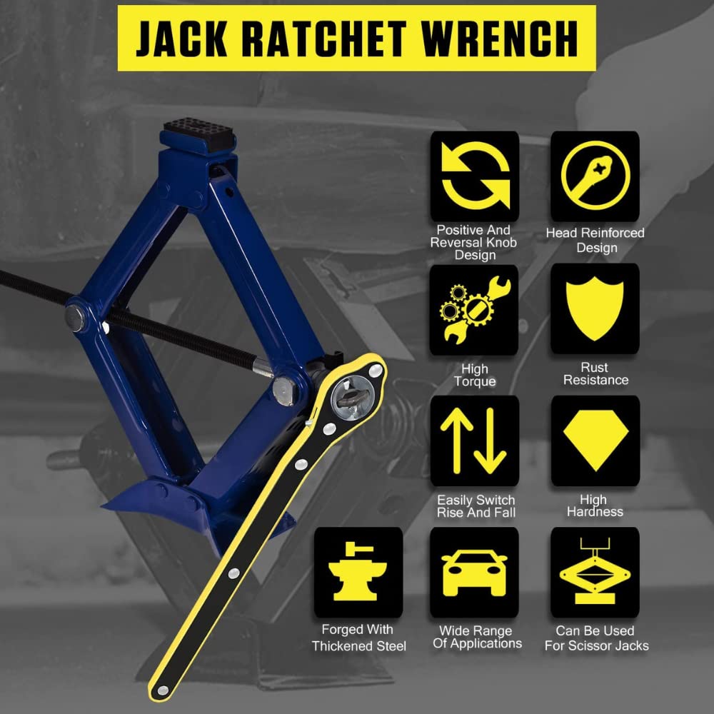 Labor-Saving Hand Car Jack Wrench