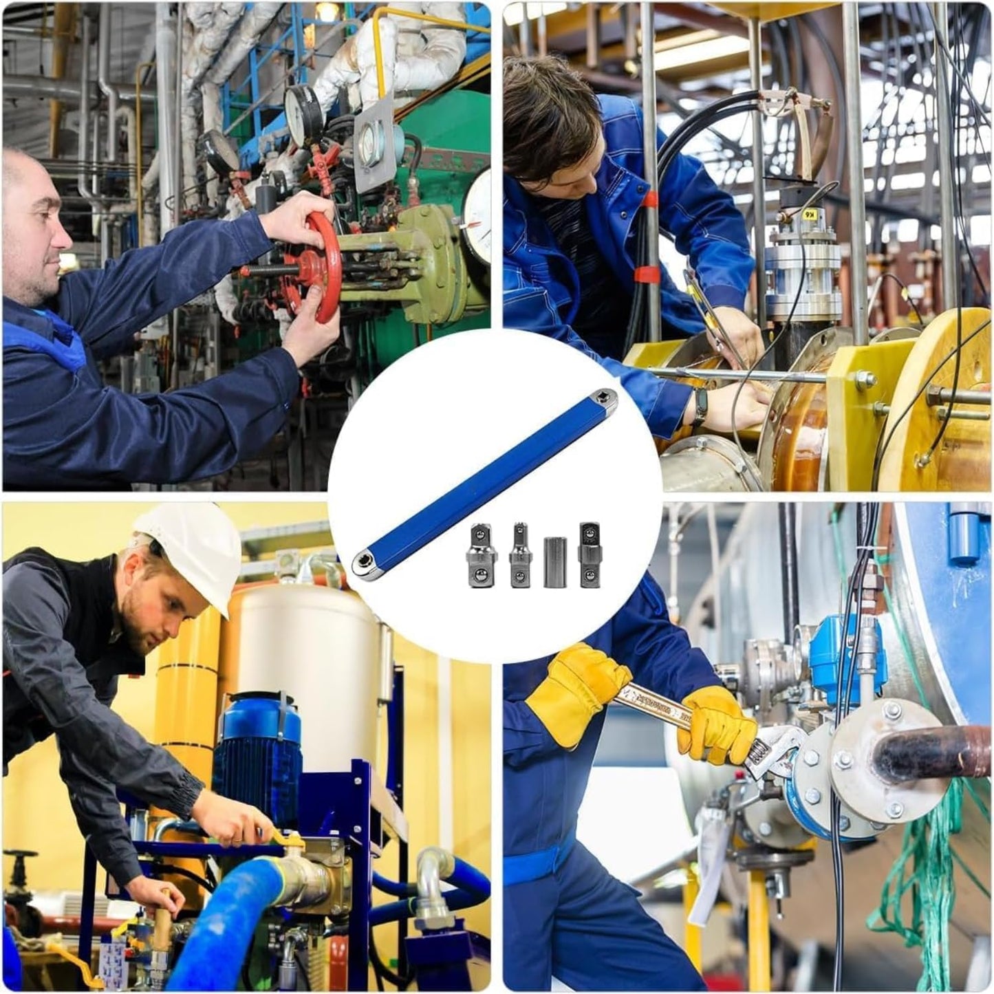 15-Inch Zero Degree Offset Extension Wrench