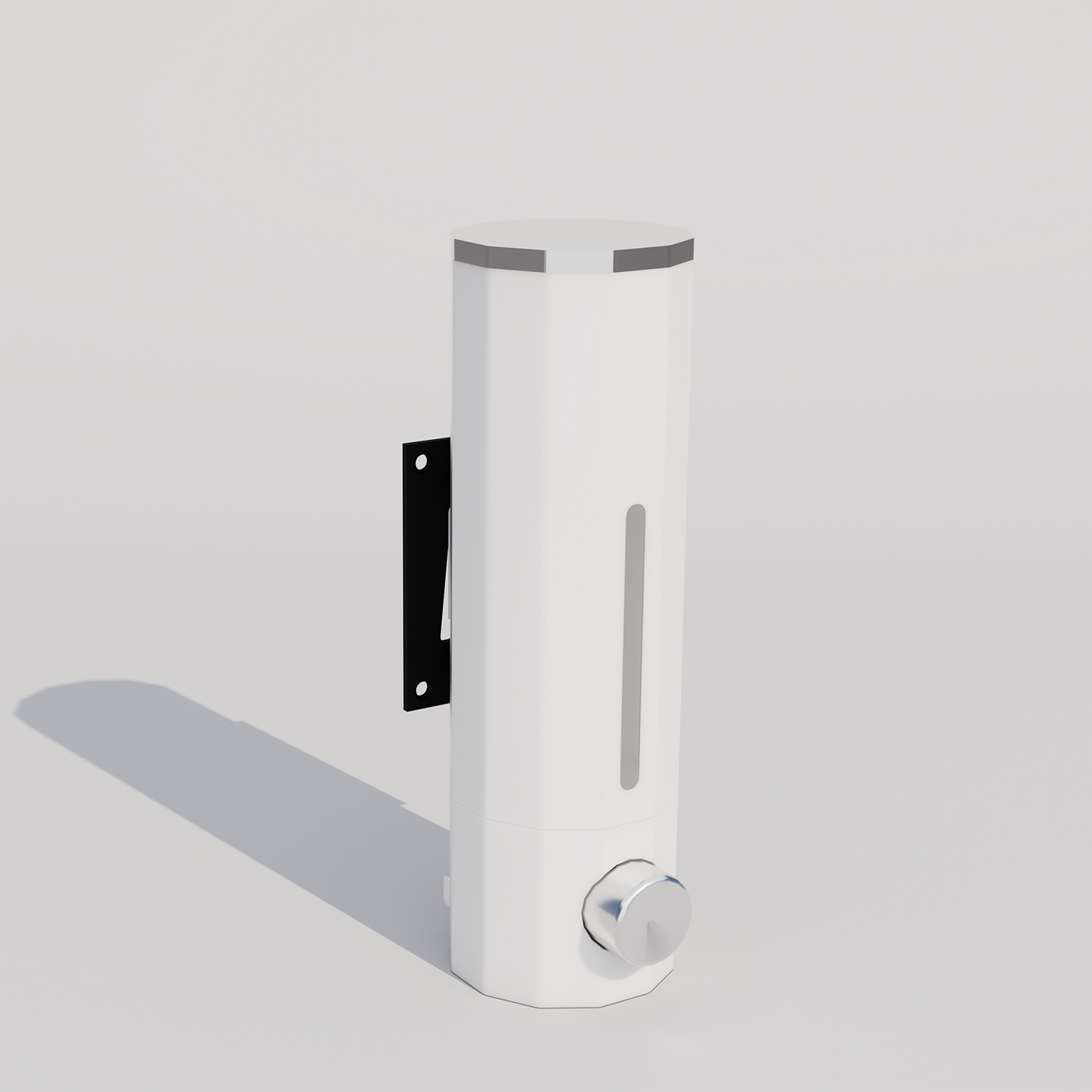 Round Button Liquid Soap Dispenser For Wall-Mounted Design