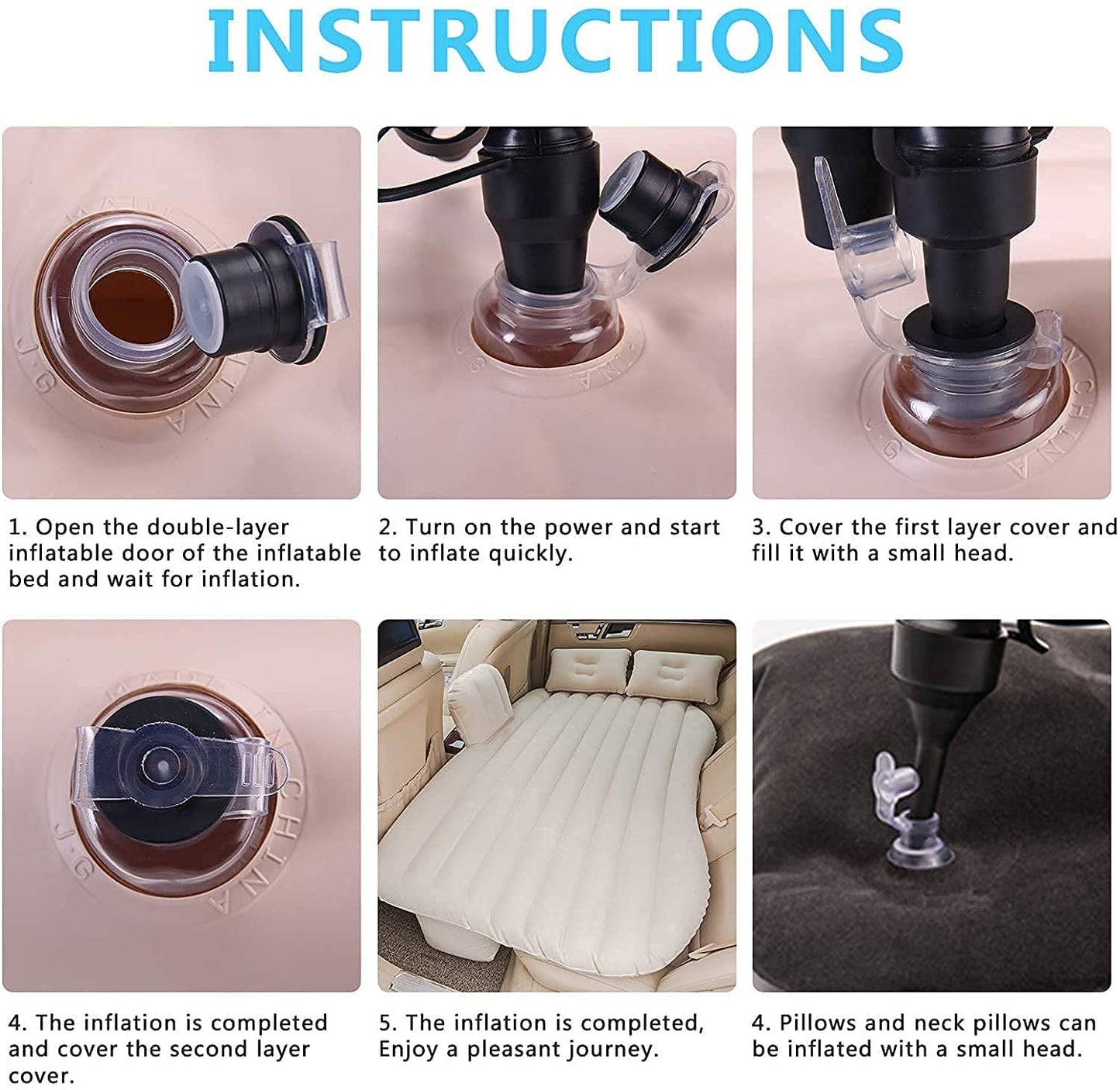 Multi-functional Car Bed Seat,