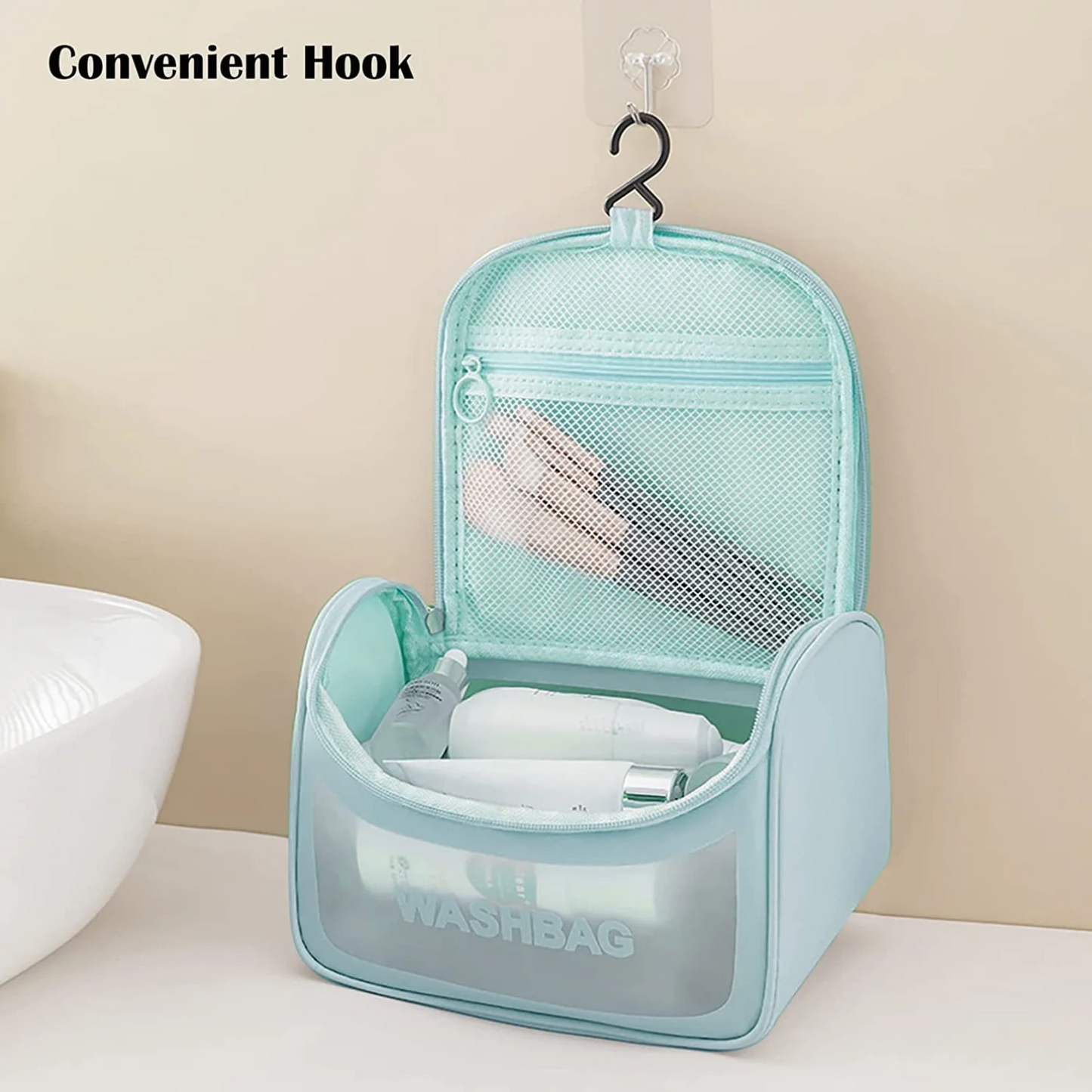 Cosmetic Travel Bag with Zipper