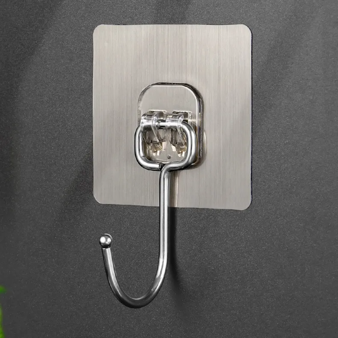 Durable Self-Adhesive Wall Hooks
