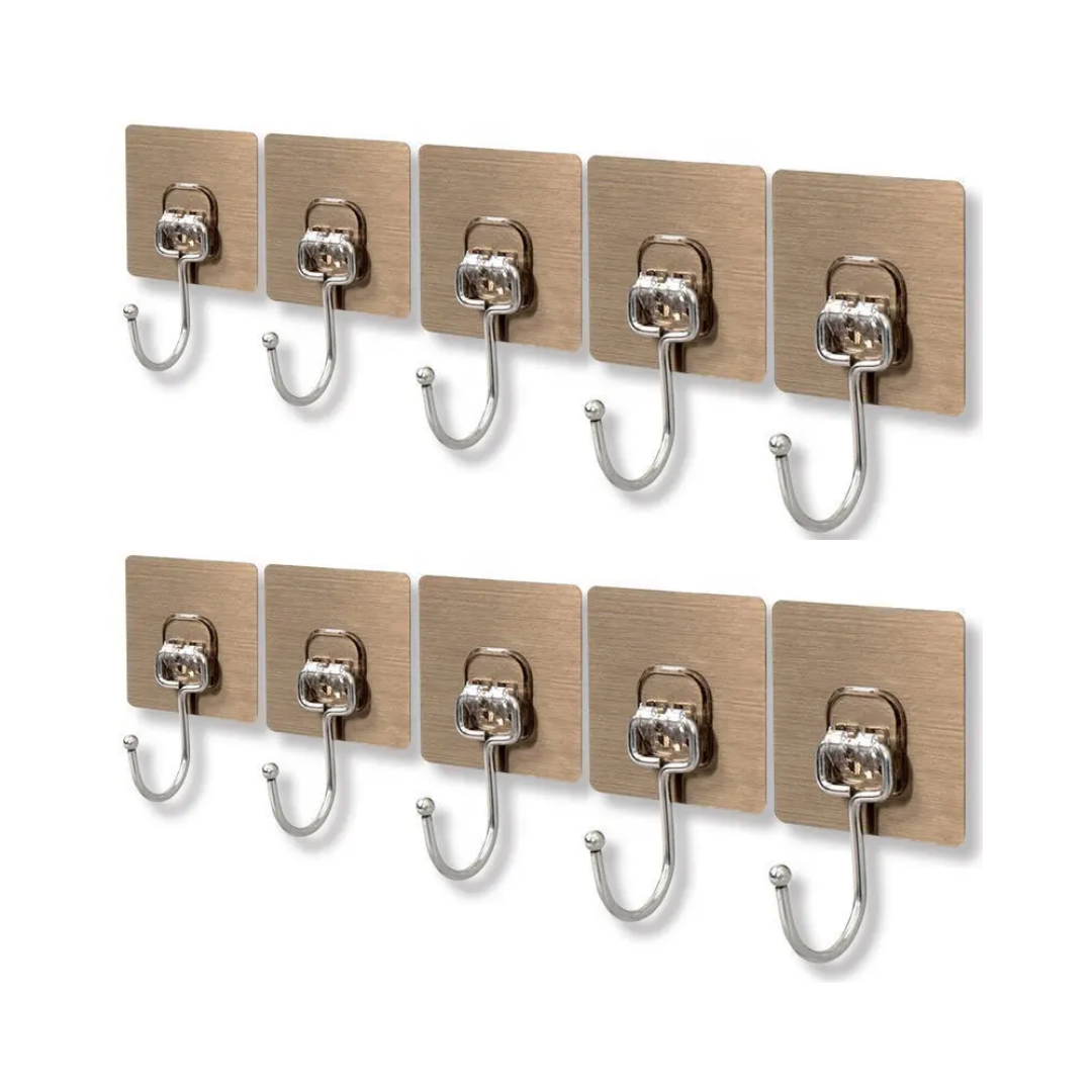 Durable Self-Adhesive Wall Hooks