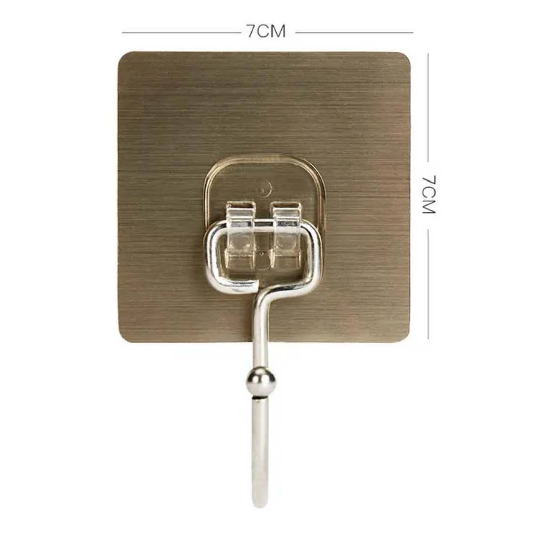 Durable Self-Adhesive Wall Hooks