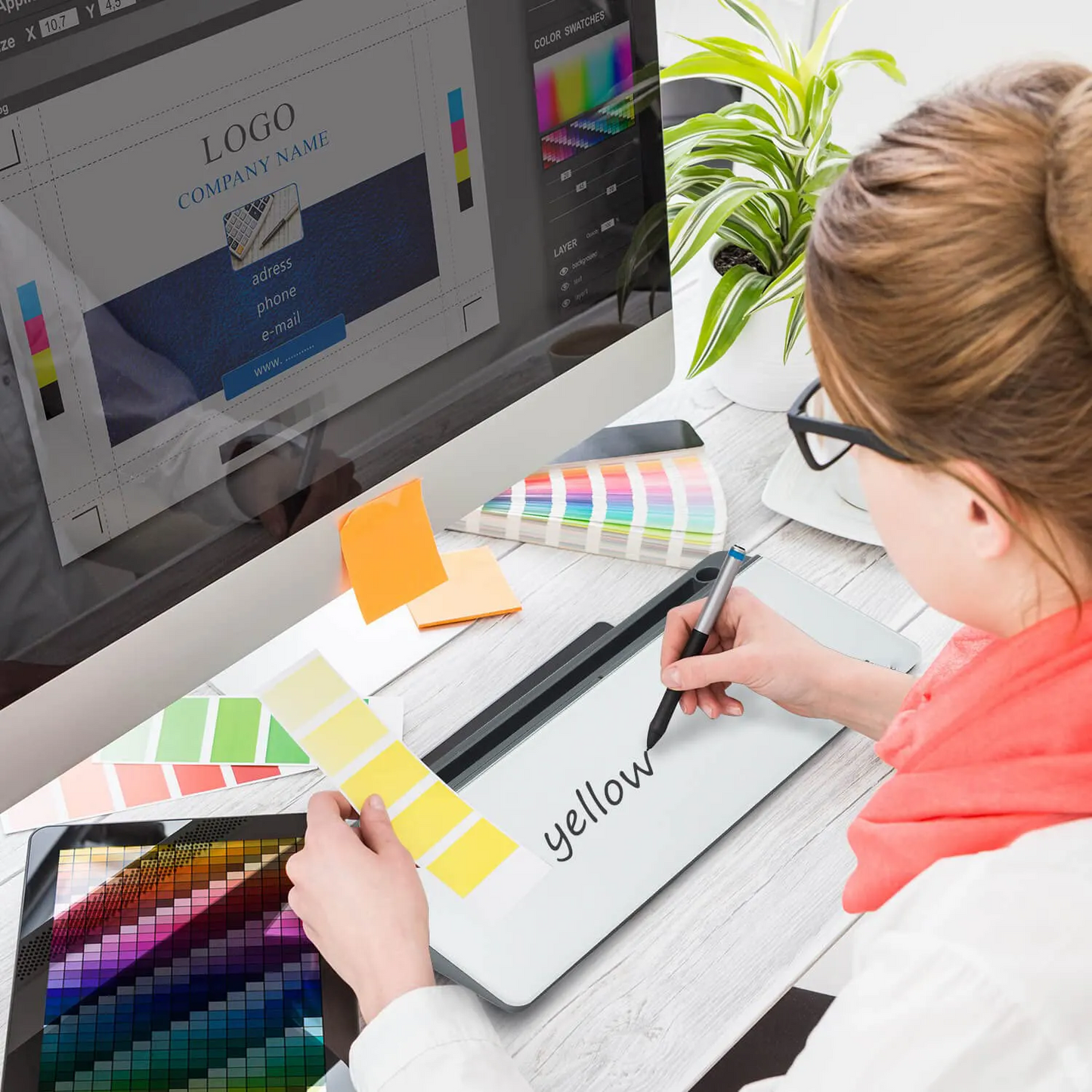 Compact Smart Desk Board Organiser