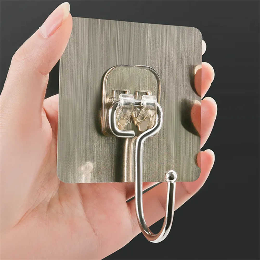 Durable Self-Adhesive Wall Hooks