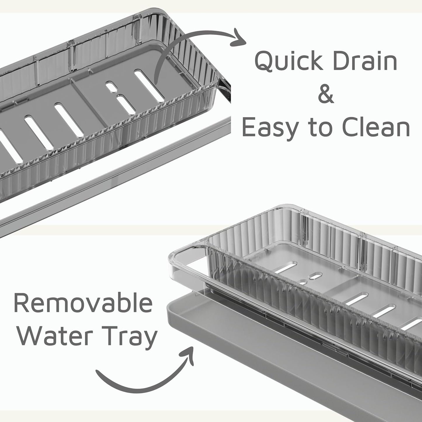 Wall Mounted Plastic Bathroom Shelf Storage Rack