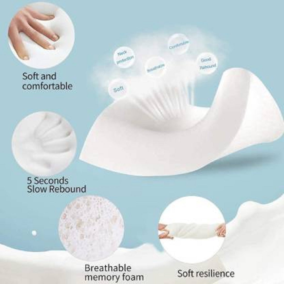 Memory Foam Pillow Ultimate Comfort & Support