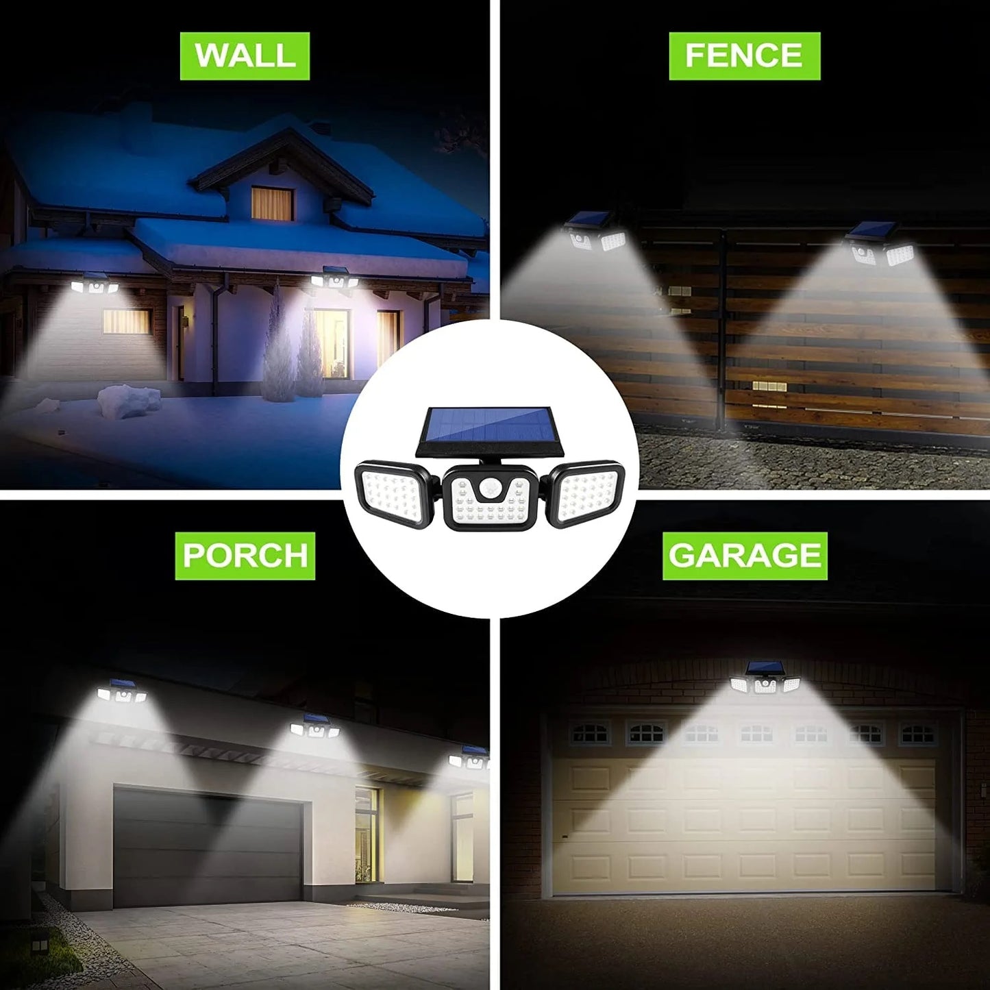 Portable 74 LED Solar Emergency Light