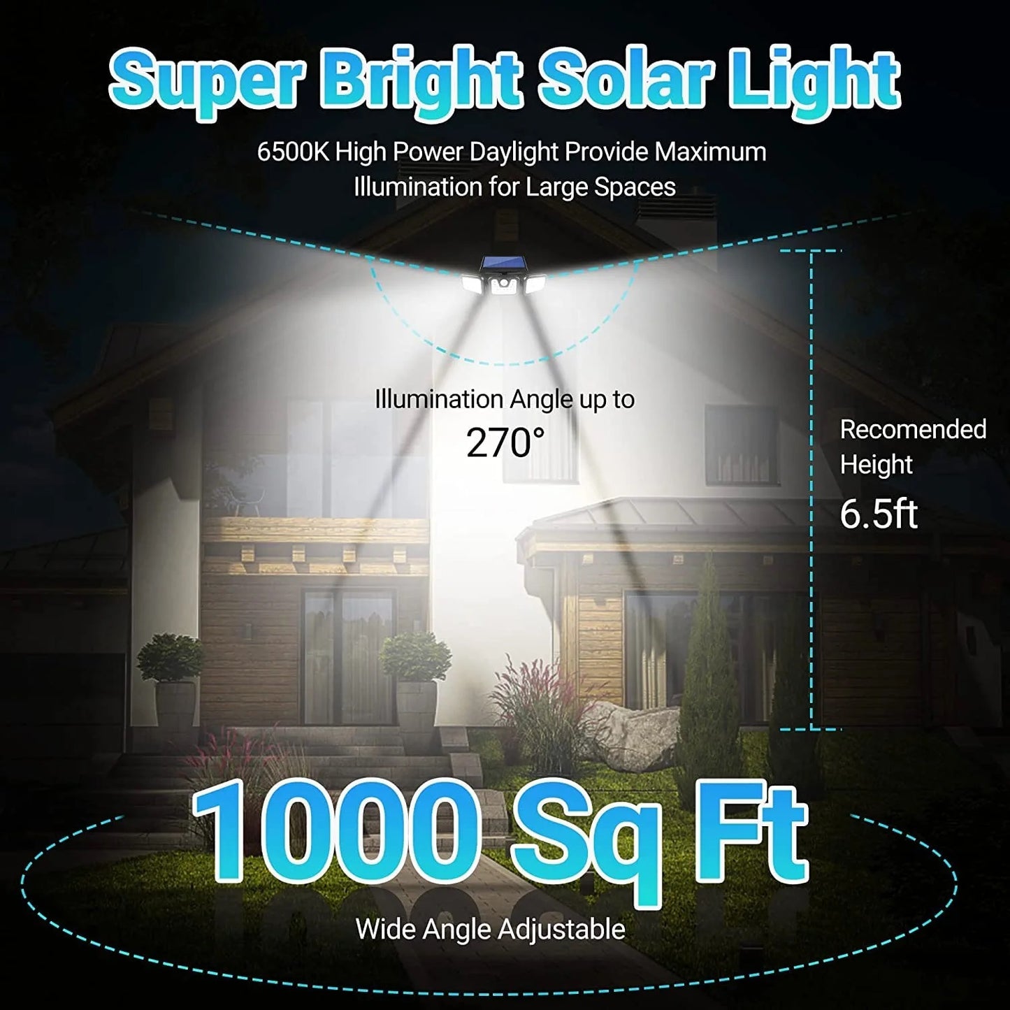 Portable 74 LED Solar Emergency Light