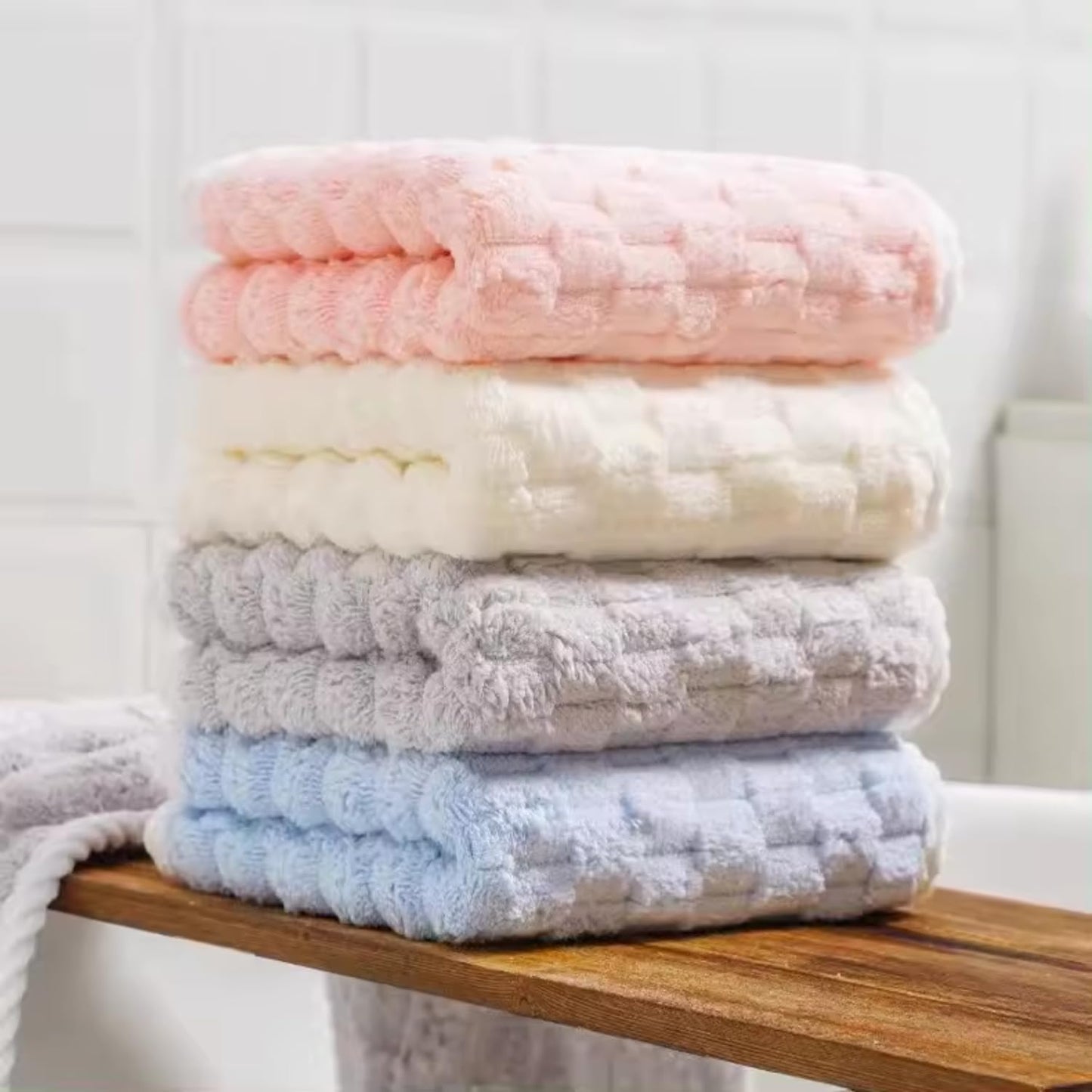 Coral Fleece Microfiber Hand & Face Towel