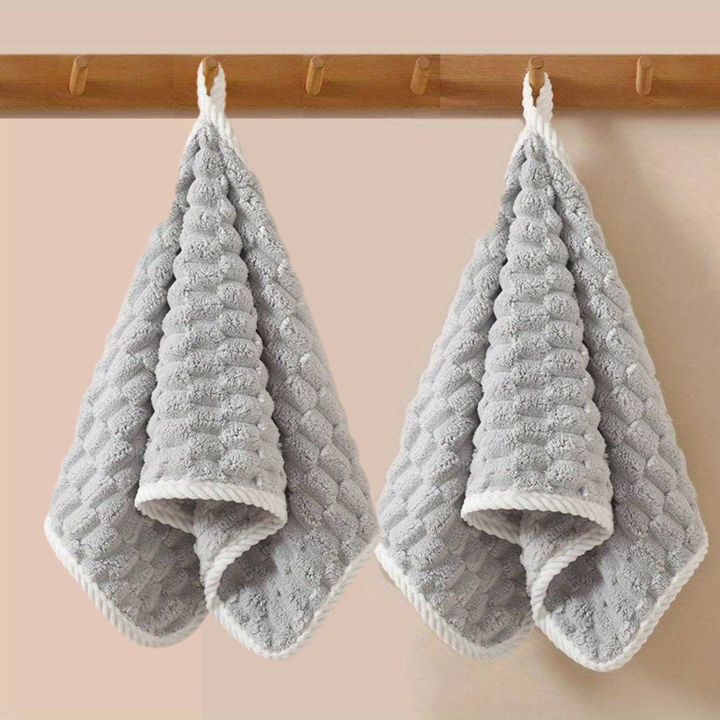 Coral Fleece Microfiber Hand & Face Towel