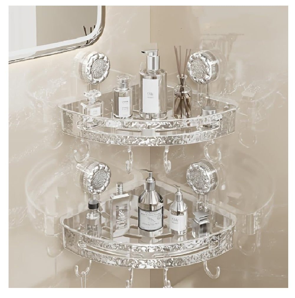 Texture Wall-Mounted Corner Rack