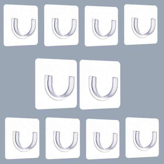 No-Drill Tension Rod Holders (Pack of 10)
