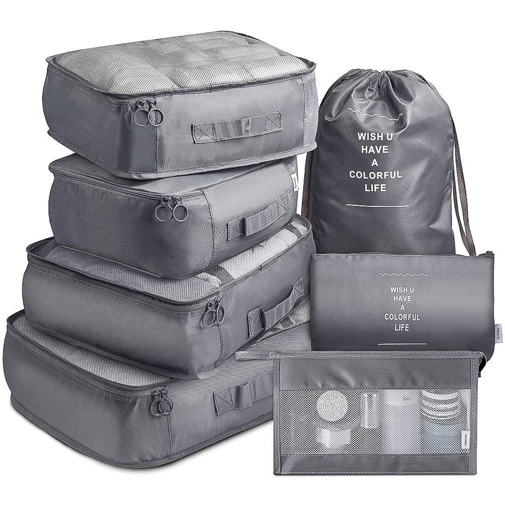 7-Piece Travel Organizer Bag Set