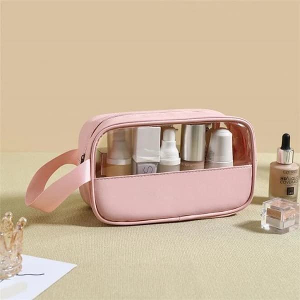 Handheld Cosmetic Bag with Zipper
