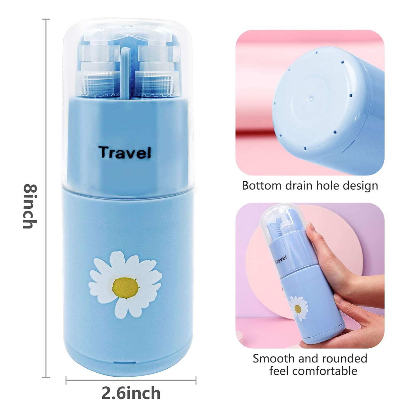 Travel Toothbrush Kit with Case and Cover